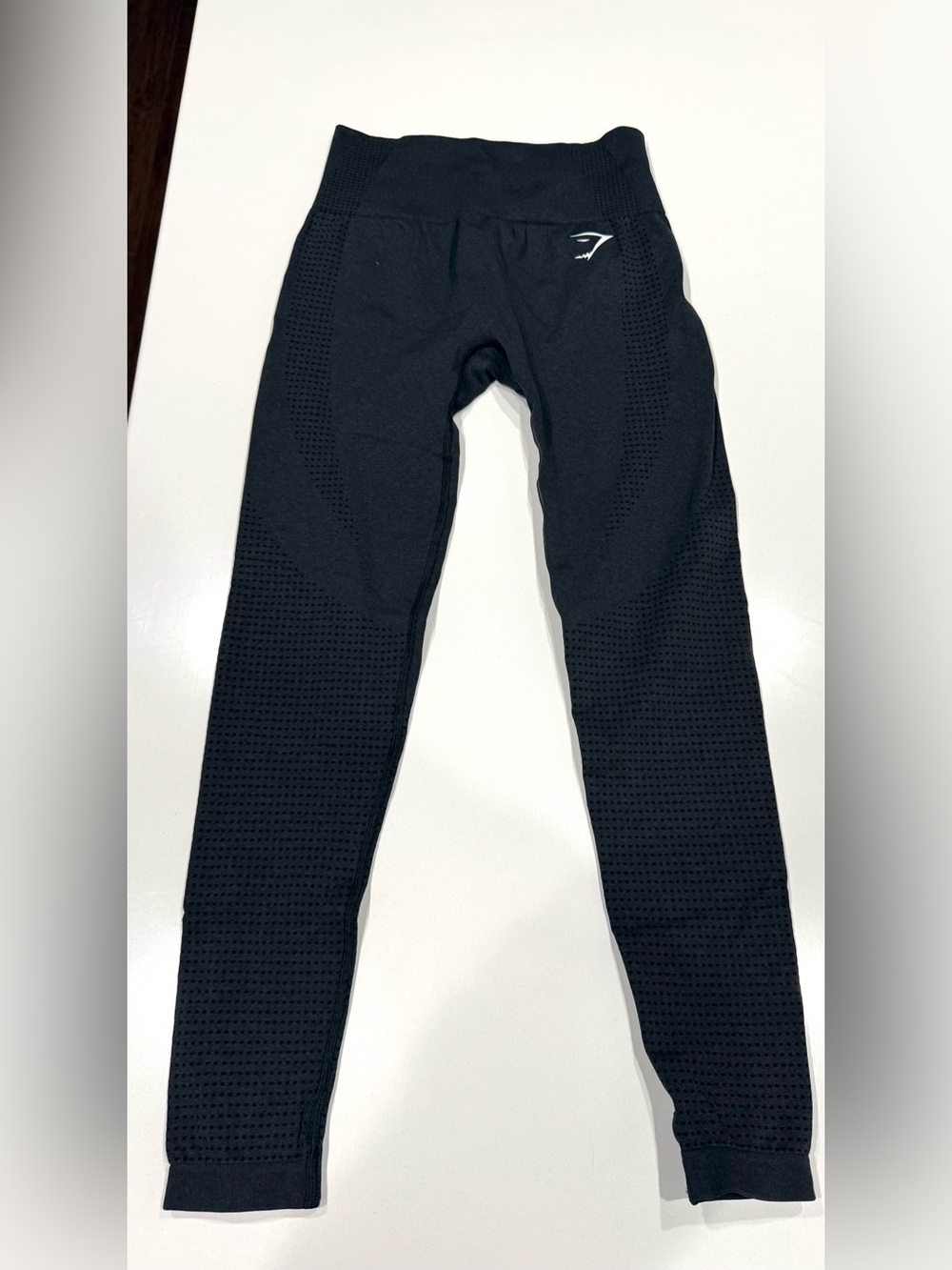 Gymshark Vital Seamless Black Marl Leggings Size Small